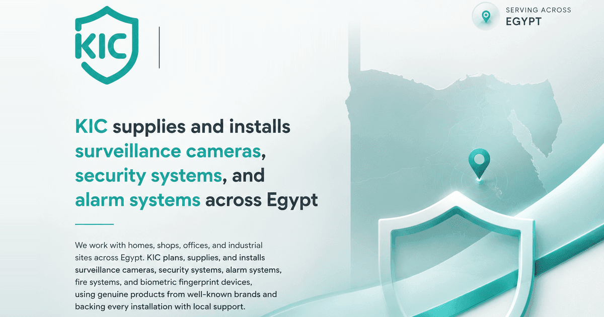 KIC security and alarm systems banner